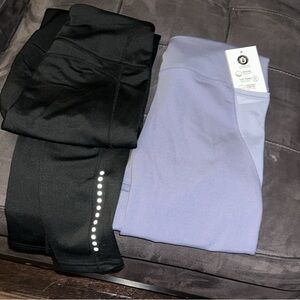 Small women’s Black and Lavender Leggings bundle